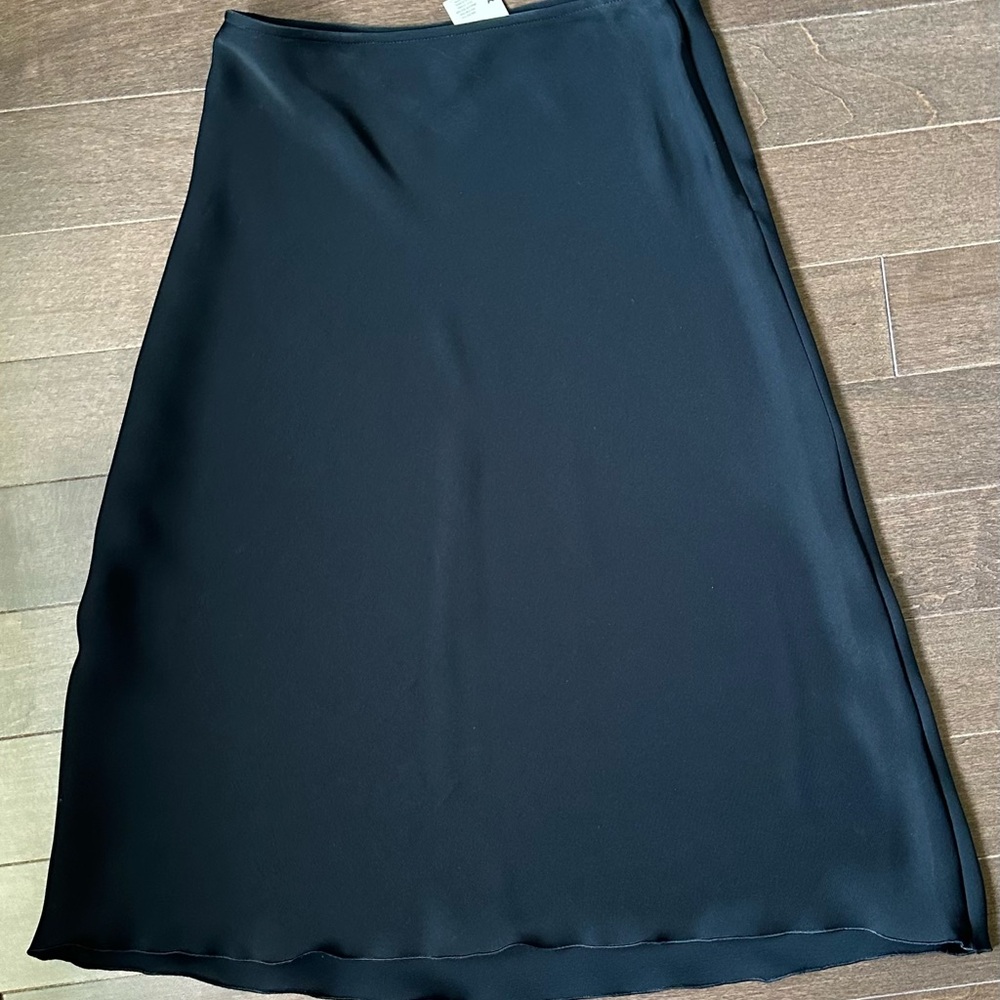 Emporio Armani Classic Black A-Line Skirt